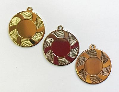 Medaile kovová - zdobená