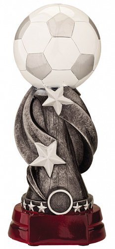 Fotbalová trofej - míč na podstavci